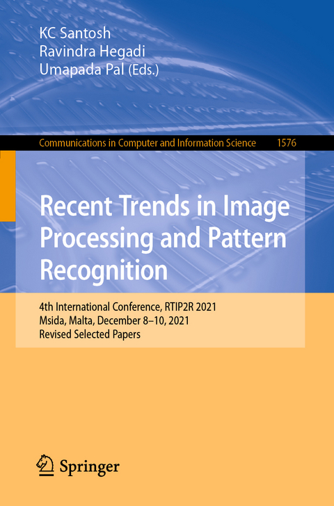 Recent Trends in Image Processing and Pattern Recognition - 
