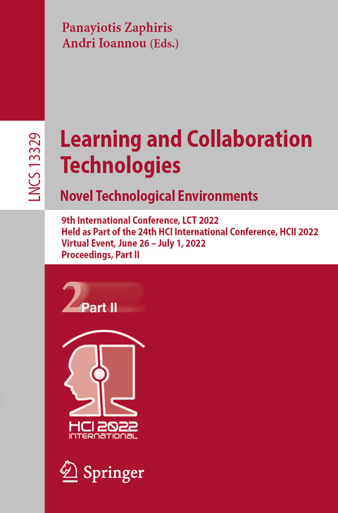 Learning and Collaboration Technologies. Novel Technological Environments - 