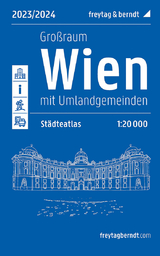 Wien Großraum, Städteatlas 1:20.000, 2023/2024, freytag & berndt - 