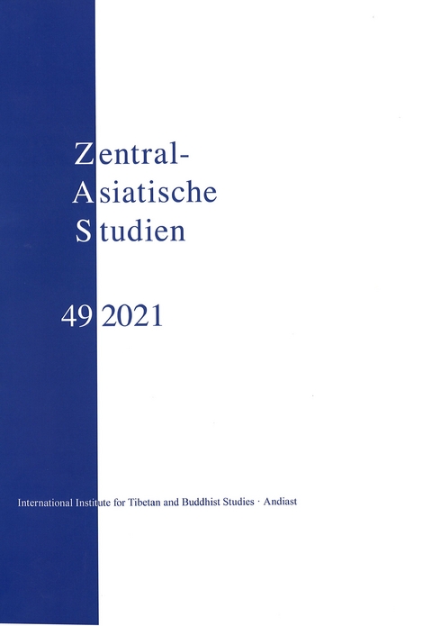 Zentralasiatische Studien 49 (2021) - Dieter Schuh