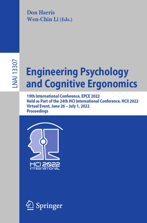 Engineering Psychology and Cognitive Ergonomics - 