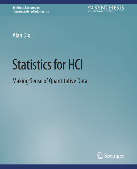 Statistics for HCI - Alan Dix