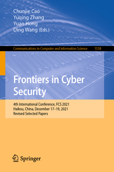 Frontiers in Cyber Security - 