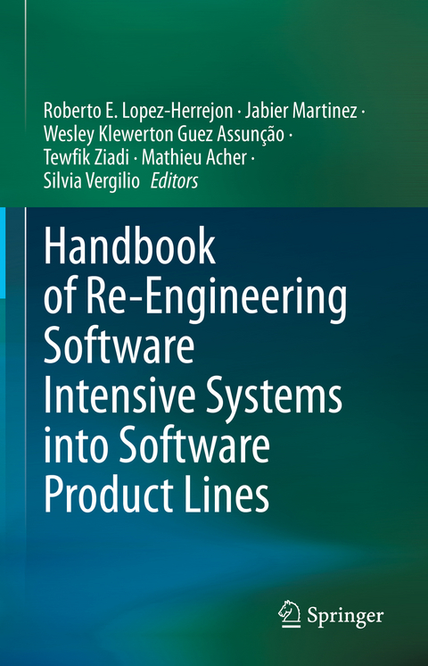 Handbook of Re-Engineering Software Intensive Systems into Software Product Lines - 