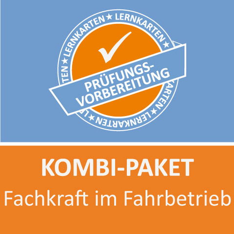 Kombi-Paket Fachkraft im Fahrbetrieb Lernkarten - Jennifer Christiansen, M. Rung-Kraus