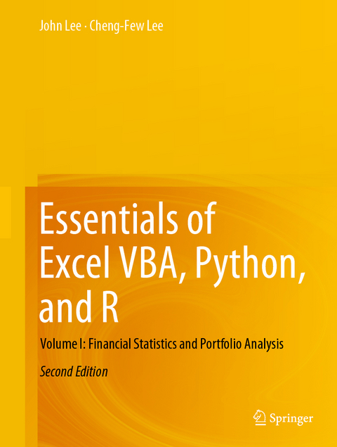 Essentials of Excel VBA, Python, and R - John Lee, Cheng-Few Lee