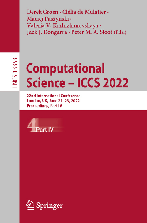 Computational Science – ICCS 2022 - 