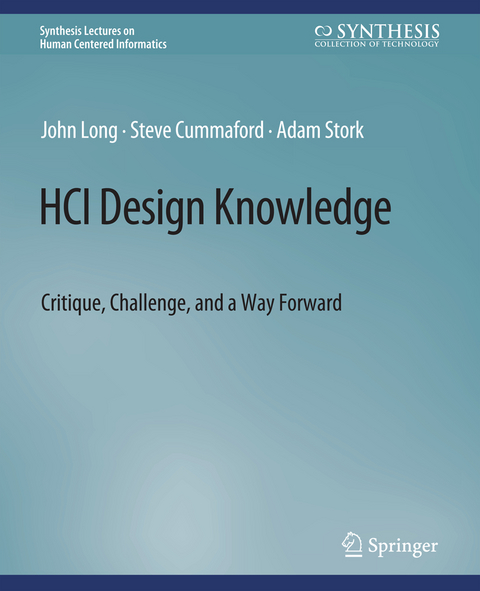 HCI Design Knowledge - Long John, Cummaford Steve, Stork Adam
