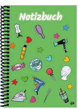 A 5 Notizbuch Manga Items, grün, liniert - 