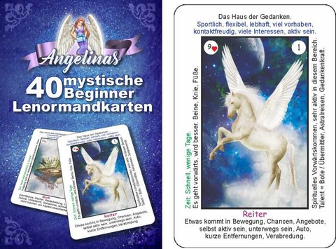 Angelinas 40 mystische Beginner - Lenormandkarten - Angelina Schulze