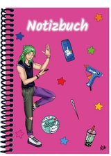 A 4 Notizbuch Manga Quinn, pink, blanko - 