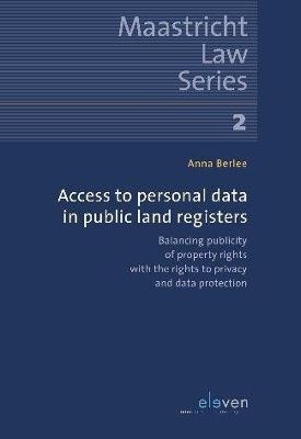 Access to Personal Data in Public Land Registers - Anna Berlee