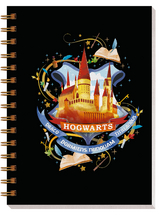 Harry Potter: Notizbuch Hogwarts mit Spiralbindung und Register -  Panini