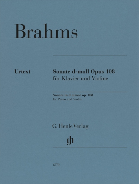 Johannes Brahms - Violinsonate d-moll op. 108 - 