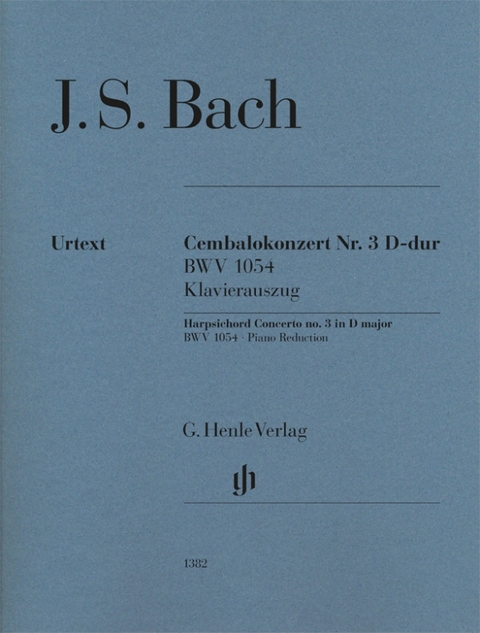 Johann Sebastian Bach - Cembalokonzert Nr. 3 D-dur BWV 1054 - 