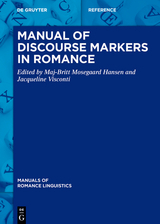 Manual of Discourse Markers in Romance - 