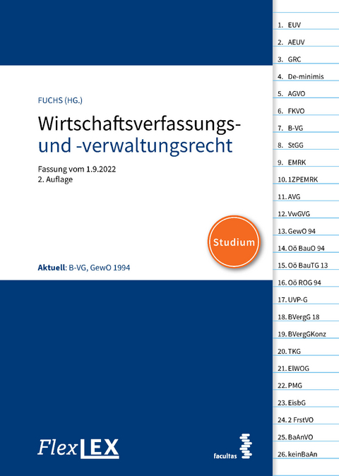 FlexLex Wirtschaftsverfassungs- und -verwaltungsrecht | Studium - 