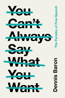 You Can't Always Say What You Want - Dennis Baron