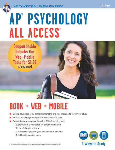 AP(R) Psychology All Access Book + Online + Mobile -  Nancy Fenton,  Jessica Flitter