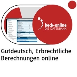 beck-online. Erbrechtliche Berechnungen Online