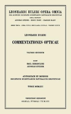 Commentationes opticae 2nd part - Leonhard Euler