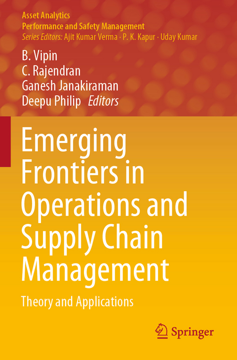 Emerging Frontiers in Operations and Supply Chain Management - 