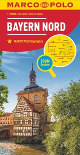 MARCO POLO Regionalkarte Deutschland 12 Bayern Nord 1:200.000 - 