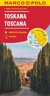 MARCO POLO Regionalkarte Italien 07 Toskana 1:200.000 - 