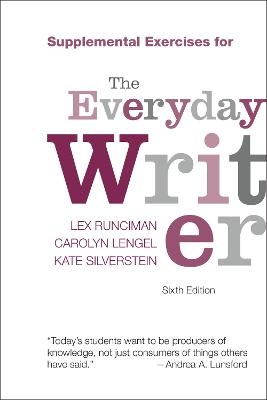 Supplemental Exercises for the Everyday Writer - University Andrea A Lunsford