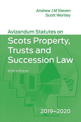 Avizandum Statutes on the Scots Law of Property, Trusts & Succession - 