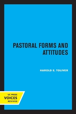 Pastoral Forms and Attitudes - Harold E. Toliver