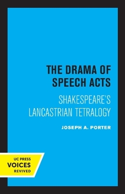 The Drama of Speech Acts - Joseph A. Porter