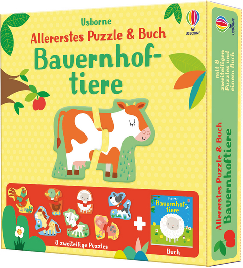 Allererstes Puzzle & Buch: Bauernhoftiere - Matthew Oldham