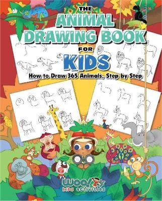 The Animal Drawing Book for Kids -  Woo! Jr. Kids Activities