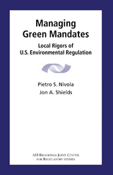 Managing Green Mandates -  Pietro S. Nivola,  Jon A. Shields