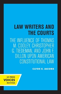 Law Writers and the Courts - Clyde E. Jacobs