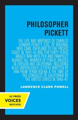 Philosopher Pickett - Lawrence Clark Powell