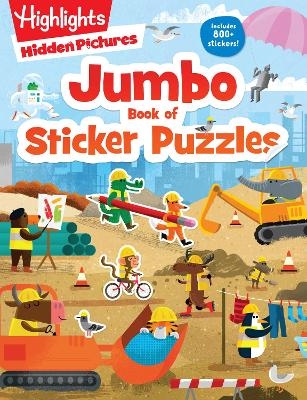 Jumbo Book of Sticker Puzzles - 
