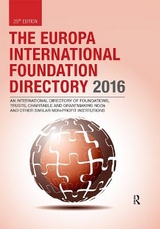 The Europa International Foundation Directory 2016 - Publications, Europa