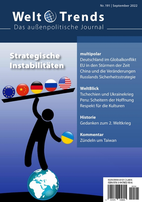 Strategische Instabilitäten - Vasily K. Belozerov, Hans Friesen, Norbert Hagemann, Vladimir Handl, Lutz Kleinwächter, Wulf Lapins, Walter Schilling, Quincy Stemmler, Wolfram Wallraf, Nikolaus Werz, Wang Yiwei