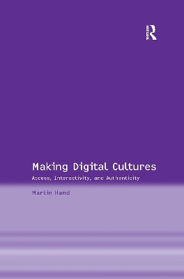 Making Digital Cultures - Martin Hand