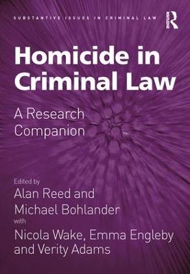 Homicide in Criminal Law - 