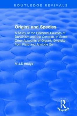 Origins and Species - MJS Hodge