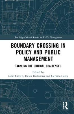 Crossing Boundaries in Public Policy and Management - 