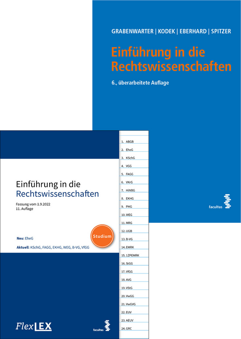 Kombipaket Einführung in die Rechtswissenschaften und FlexLex Einführung in die Rechtswissenschaften | Studium - 