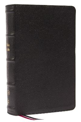 KJV Holy Bible: Large Print Single-Column with 43,000 End-of-Verse Cross References, Black Genuine Leather, Personal Size, Red Letter, (Thumb Indexed): King James Version - Thomas Nelson