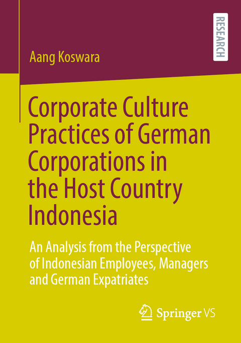 Corporate Culture Practices of German Corporations in the Host Country Indonesia - Aang Koswara