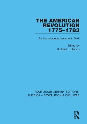 The American Revolution 1775–1783 - 