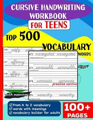 Cursive Handwriting Workbook for Teens - Sasha Daniel