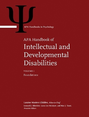 APA Handbook of Intellectual and Developmental Disabilities - 